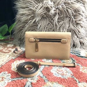 Marc Jacobs Gotham Leather Wallet Crossbody